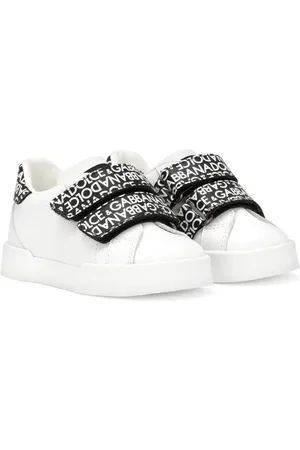 Dolce & Gabbana Sneakers i læder med logotryk