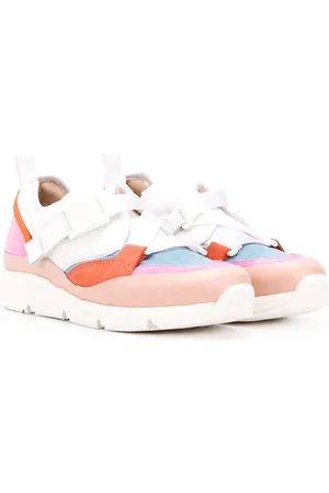 Chloé Sneakers med kontrastpanel og krydsende remme