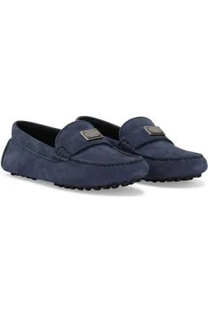 Dolce & Gabbana Loafers i læder med logoplade