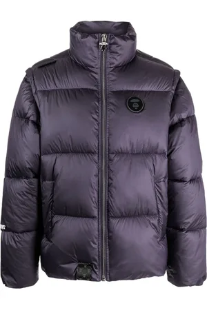 A Bathing Ape Dunjakke med logo-applikation