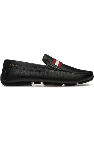 Bally Loafers i læder med logotryk