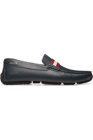 Bally Loafers i læder med logotryk