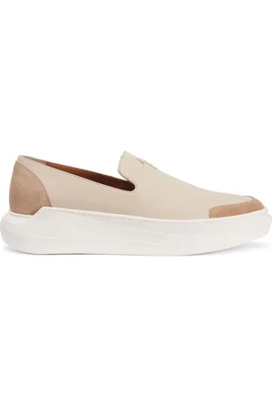 Giuseppe Zanotti Conley læderloafers med logo-bogstav