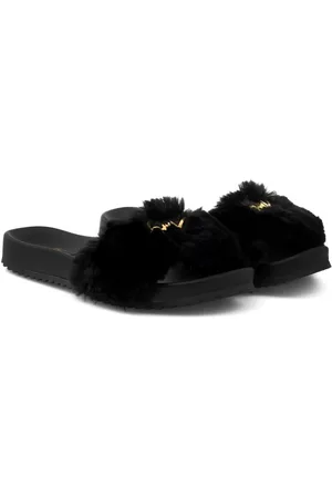 Giuseppe Zanotti Neil Jr. sandaler i imiteret pels