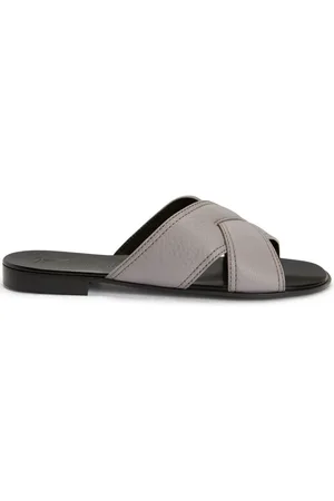 Giuseppe Zanotti Flavio lædersandaler med krydsende remme