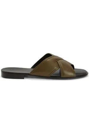 Giuseppe Zanotti Flavio slip-on lædersandaler