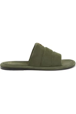 Giuseppe Zanotti Harmande sandaler i ruskind med logoplade