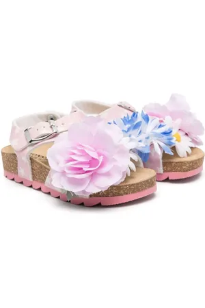 MONNALISA Sandaler med blomsterapplikation