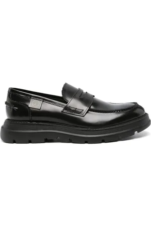 Giuliano Galiano Freddie loafers i læder med penny-slot-detalje