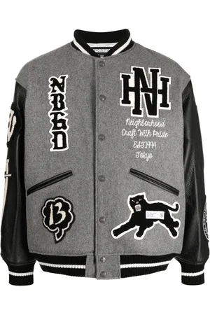 NEIGHBORHOOD Varsity-jakke med logomærke