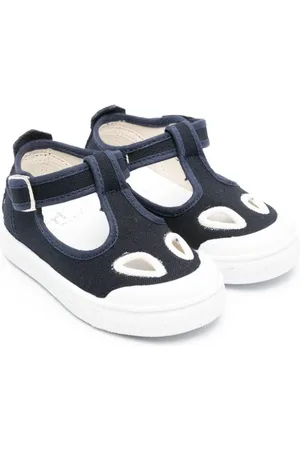 Il gufo Sneakers i kanvas med spænde