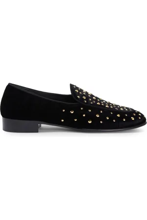 Giuseppe Zanotti Rudolph loafers i læder med perleudsmykning