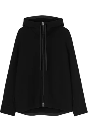 Jil Sander Jakke med hætte og lange ærmer