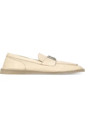 Dolce & Gabbana Loafers i læder med logoplade