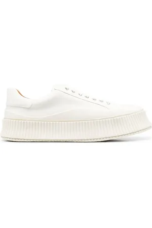 Jil Sander Low-top sneakers med rillet sål