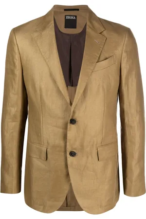 Ermenegildo Zegna Enkeltradet blazer i hør