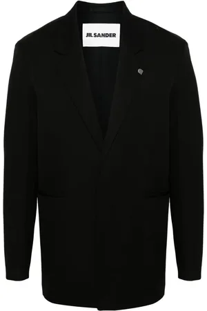 Jil Sander Enkeltradet uldblazer