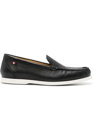 Bally Loafers i grynet læder