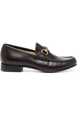 Gucci Loafers i læder med horsebit-detalje