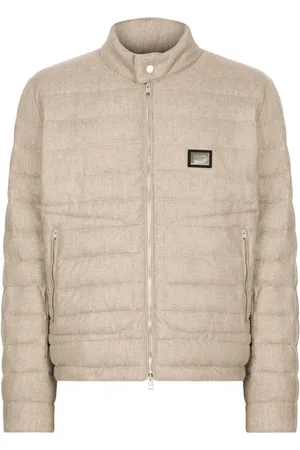 Dolce & Gabbana Quiltet jakke med logoplade