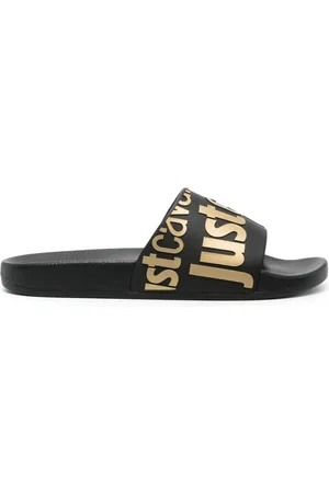 Roberto Cavalli Sandaler med logoprægning