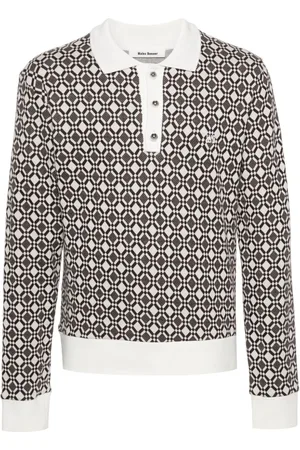 WALES BONNER Selassie polo i jacquard