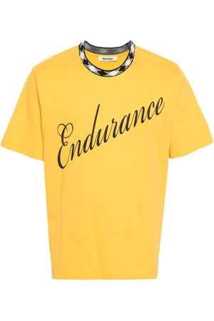 WALES BONNER Endurance T-shirt i økologisk bomuld