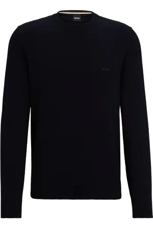 HUGO BOSS Trøje med broderet logo