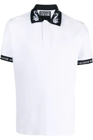 VERSACE Polo med logokant
