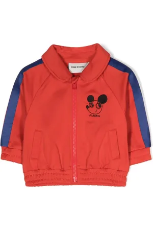 Mini Rodini Sportsjakke med rotte-broderi