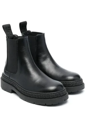VERSACE Slip-on ankelstøvler i læder