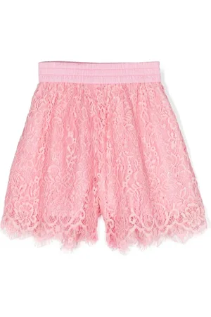 MONNALISA Shorts med pailletter og blonder