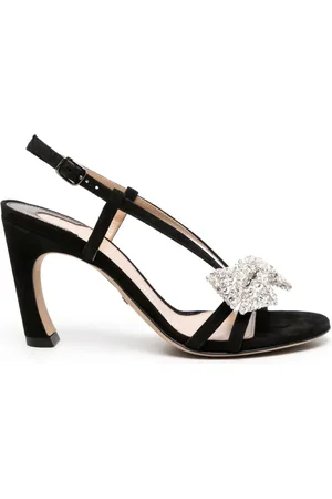 Chloé 90mm Oli perledekorerede sandaler