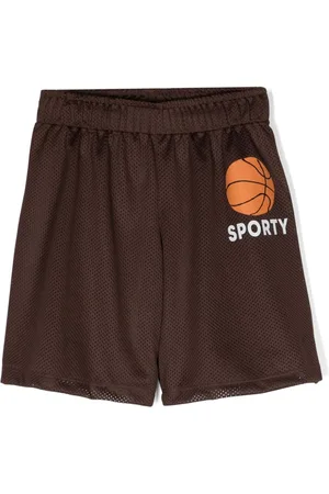 Mini Rodini Træningsshorts i mesh med logotryk