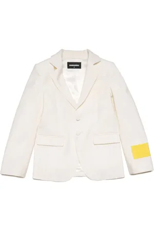 Dsquared2 Enkeltradet blazer med logoapplikation