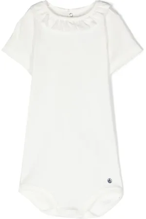 Petit Bateau Body med flæser