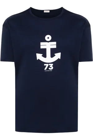 Fursac T-shirt i flocktekstur med logo