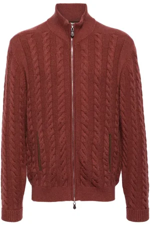 N.PEAL Richmond-cardigan i kabelstrik