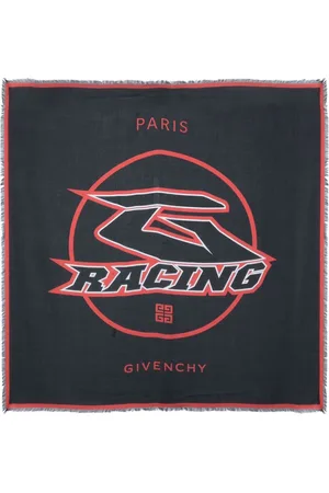 Givenchy Firkantet tørklæde med racing-tryk