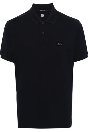 C.P. Company Polo med logo-applikation