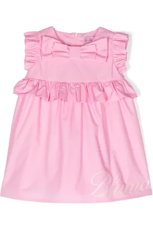 MISS BLUMARINE Kjole med logotryk