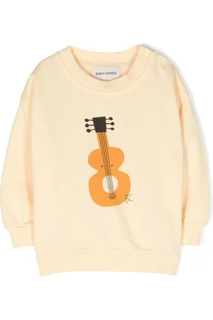 Bobo Choses Sweatshirt med guitar-tryk