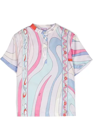 PUCCI Junior Skjorte med Iride-tryk