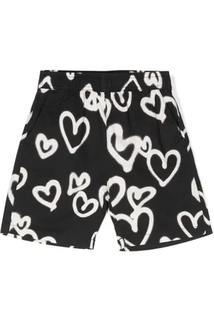 Molo Shorts i twill med hjertetryk