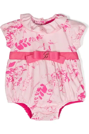 MISS BLUMARINE Buksedragt med bladtryk