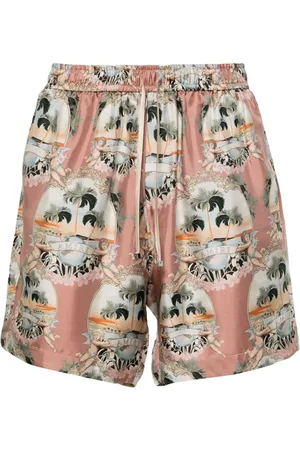 AMIRI Silkeshorts med grafisk tryk