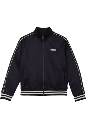 Purple Brand Letvægtsjakke med stribet kant