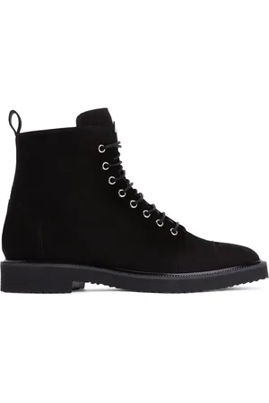 Giuseppe Zanotti Ankelstøvler i ruskind med snøre