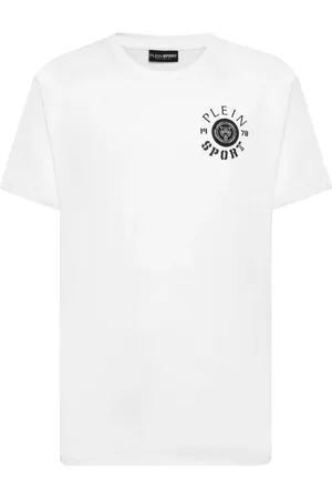 Philipp Plein T-shirt med logoapplikation