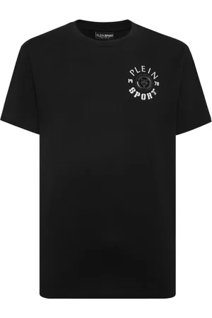 Philipp Plein T-shirt med logoapplikation